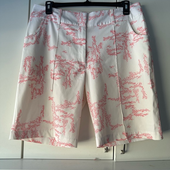 Nike Pants - Nike Golf Women's White and Pink Graphic Shorts